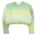 Autre Marque Ray BEAMS Gradation Rundhals-Pullover Strickoberteil Grün