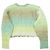Autre Marque Ray BEAMS Gradation Rundhals-Pullover Strickoberteil Grün - Ansicht 2