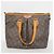Borsa Louis Vuitton Monogram Palermo PM Marrone - vista 15