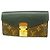 Cartera Larga Pallas Monogram Louis Vuitton Castaño Negro