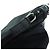 Bolso tote de cuero con detalles de cuero y logo triangular Prada 1BG189 Negro - vista 10