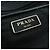 Bolso tote de cuero con detalles de cuero y logo triangular Prada 1BG189 Negro - vista 12