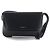 Borsa a tracolla piccola in pelle liscia con logo Saint Laurent Nero