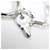 Hermès HERMES Alpha Kelly AG925 Clochette Cadena Double Ring Silvery  - view 9