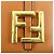 Borsa a spalla in pelle Fendi 8BS082 Camon Small Marrone - vista 10
