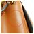 Borsa a spalla in pelle Fendi 8BS082 Camon Small Marrone - vista 18