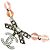 Collar choker de strass con cinta Coco Mark B23S modelo 2023 de Chanel Plata Rosa - vista 2