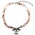 Collar choker de strass con cinta Coco Mark B23S modelo 2023 de Chanel Plata Rosa - vista 4