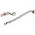 Collar choker de strass con cinta Coco Mark B23S modelo 2023 de Chanel Plata Rosa - vista 7
