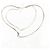 Orecchini a cerchio grandi Open Heart di Elsa Peretti di Tiffany & Co. Argento - vista 5