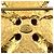 Spilla Fiore Gripoix Coco Mark Vintage 96A di Chanel Multicolore D'oro - vista 6