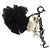 Borsa a Spalla in Pelle Classic Baby Chain di Saint Laurent Nero - vista 16