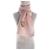 Sciarpa Frangia Preziosa Essenziale Drago Louis Vuitton Rosa Bianco sporco - vista 4