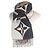 Sciarpa in lana e cashmere con frange Duo Infinity di Louis Vuitton Nero - vista 2