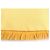 Hermès Sciarpa in seta angora con stampa di cervo HERMES Giallo - vista 5