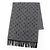 Sciarpa in cashmere e lana Monogram Gradient Louis Vuitton Marrone Nero