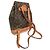 Louis Vuitton Monogram Montsouris MM M51136 Damen Rucksack Braun - Ansicht 3