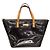 Borsa Bellevue PM in Monogram Vernis Louis Vuitton Bordò
