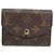 Porte-monnaie Rosalie Monogram Louis Vuitton M62361 Marron Rose
