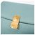 Céline Borsa a spalla in pelle Celine Classic Box Medium Blu chiaro - vista 11