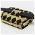 Marsupio in pelle per bambini Gucci Nero D'oro - vista 7