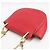 Borsa a spalla in pelle Chloé Drew per donna Rosso - vista 5