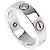 Anello in diamante in oro bianco 18K Cartier - vista 2