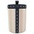 Pochette da trucco in pelle a righe con borchie Fendi Beige Blu navy