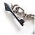 Hermès HERMES Clé Cheval Pendant Necklace Black Silvery - view 8