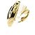 Orecchini Clip Coco Mark A22A di Chanel Nero D'oro - vista 3