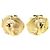Orecchini Clip Coco Mark A22A di Chanel Nero D'oro - vista 4