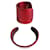Bracelet jonc en aluminium Evelyne d'Hermès Rouge  - vue 3
