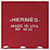 Bracelet jonc en aluminium Evelyne d'Hermès Rouge  - vue 6