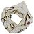 Sciarpa in seta Monogram Louis Vuitton in bianco - vista 3