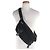Sac à corps en nylon brodé SAINT LAURENT Noir - vue 3