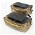 Borsa a tracolla tripla MCM Visetos Nero D'oro - vista 16