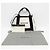 Borsa Balenciaga Cabas XS blu navy Nero Crudo - vista 2