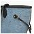 Borsa tote Neverfull MM in denim Epi Louis Vuitton Nero Blu - vista 6