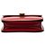 Classic Box Céline Celine Rosso Medio Scatola Classica in Pelle di Vitello - vista 3
