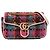 Borsa a spalla Gucci GG Marmont Tweed media rosa