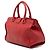 Borsa tote Downtown in pelle rossa baby Monogram Saint Laurent Rosso - vista 2