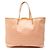 Fendi Pink Medium Zucchino Canvas Roll Tote