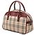 Borsa a mano in tela check beige Burberry - vista 2