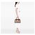 Borsa a mano in tela check beige Burberry - vista 6