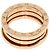 Bulgari Anello B-zero1 3 bande in oro rosa 18K di Bvlgari D'oro - vista 4