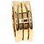 Bulgari Anello Bvlgari B-zero1 a 2 bande in oro giallo 18K D'oro - vista 7