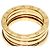 Bulgari Anello Bvlgari B-zero1 a 2 bande in oro giallo 18K D'oro - vista 9