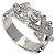 Timeless Chanel Barock-Diamantring aus 18K Weißgold Golden