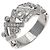 Timeless Chanel Barock-Diamantring aus 18K Weißgold Golden - Ansicht 2