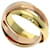 Anello Trinity Cartier in oro rosa bianco e giallo D'oro